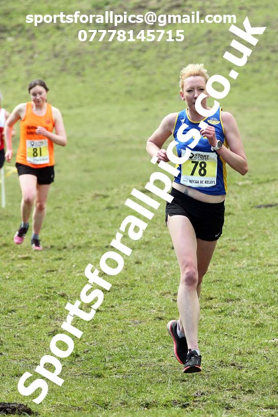 Masters men 2021 NECAA Cross Country Relays, Thornley Farm, Peterlee, Saturday, April 10th. Photo: David T. Hewitson/Sports for All Pics